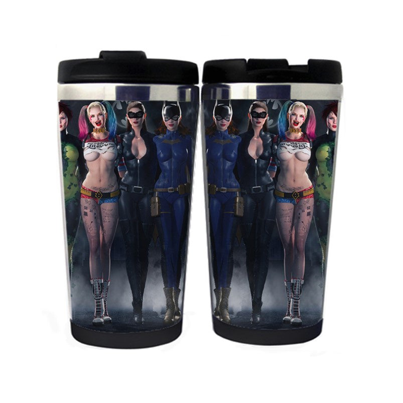 Harley Quinn Catwoman Bat girl Mug