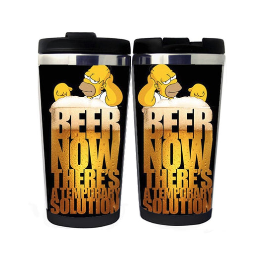 Funny Simpsons Beer Mug