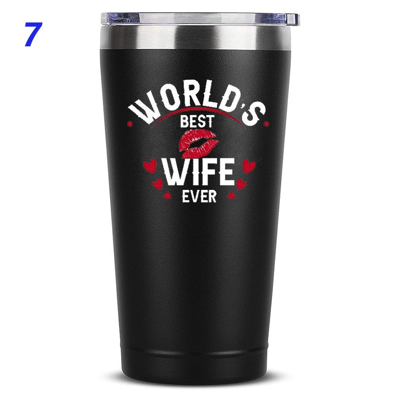 Gifts for wife Best wife Gifts Wife Coffee Mug 20 OZ Stainless Steel Tumbler Insulated Travel Mug