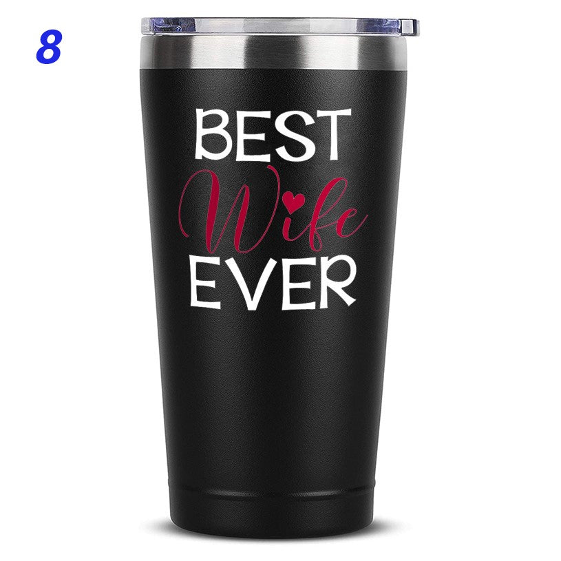 Gifts for wife Best wife Gifts Wife Coffee Mug 20 OZ Stainless Steel Tumbler Insulated Travel Mug