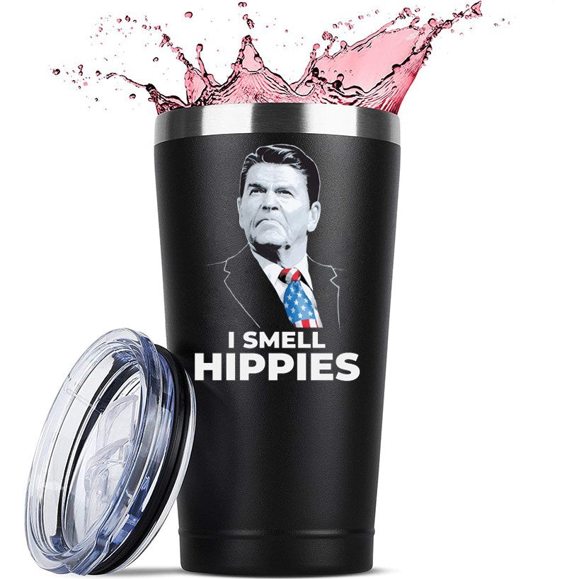 I smell hippies Ronald Reagan Funny Coffee Mug