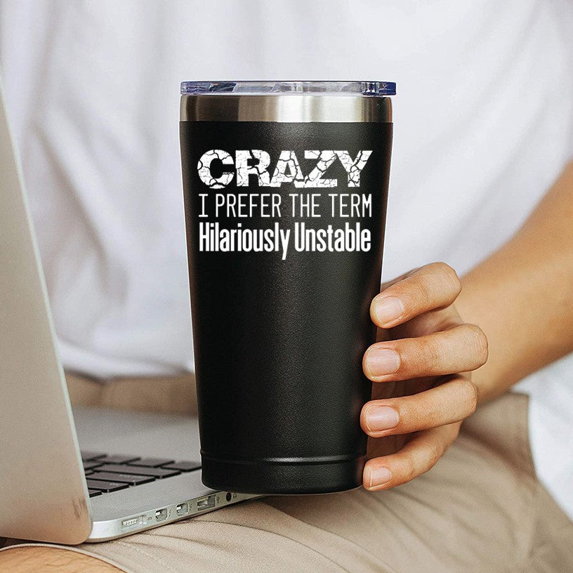 Crazy I Prefer Coffee Mug 