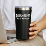 Because I'm worth it Bitch Funny Coffee Mug 20 OZ Stainless Steel Tumbler Insulated Travel Mug