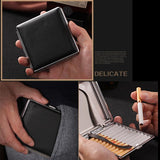 World of Warcraft Leather Pocket Cigarette Tobacco Case Box Holder For Smoking Business CardsHolder Storage Gifts