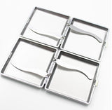 LGBT Pride  PU Leather Cigarette Case Metal Tobacco  Box  Smoking Business Cards Holder  Funny Gifts