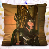Tom Hiddleston Loki Zipper Pillow Case Loki Sofa Car Pillow Cover Home Decorative
