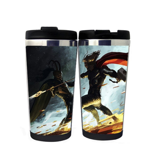 Thor Ragnarok Loki Mug Stainless Steel 400ml Coffee Tea Cup Beer Stein Loki Birthday Gifts Christmas Gifts