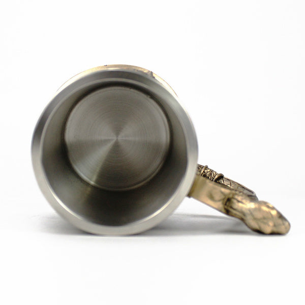 Medusa Coffee Mug Resin Beer Tea Cup Stainless Steel Double Handler Drinkware Mug Medusa Men Women Gag Gifts