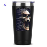 Grim Reaper Skull Coffee Mug