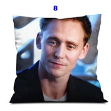 Tom Hiddleston Zipper Pillow Case Loki Sofa Car Pillow Cover Home Decorative