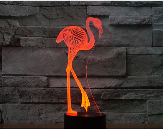 Flamingo Led Lamp 7 Color Change LED Desk Light Lamp Flamingo Children Gifts Christmas Gifts