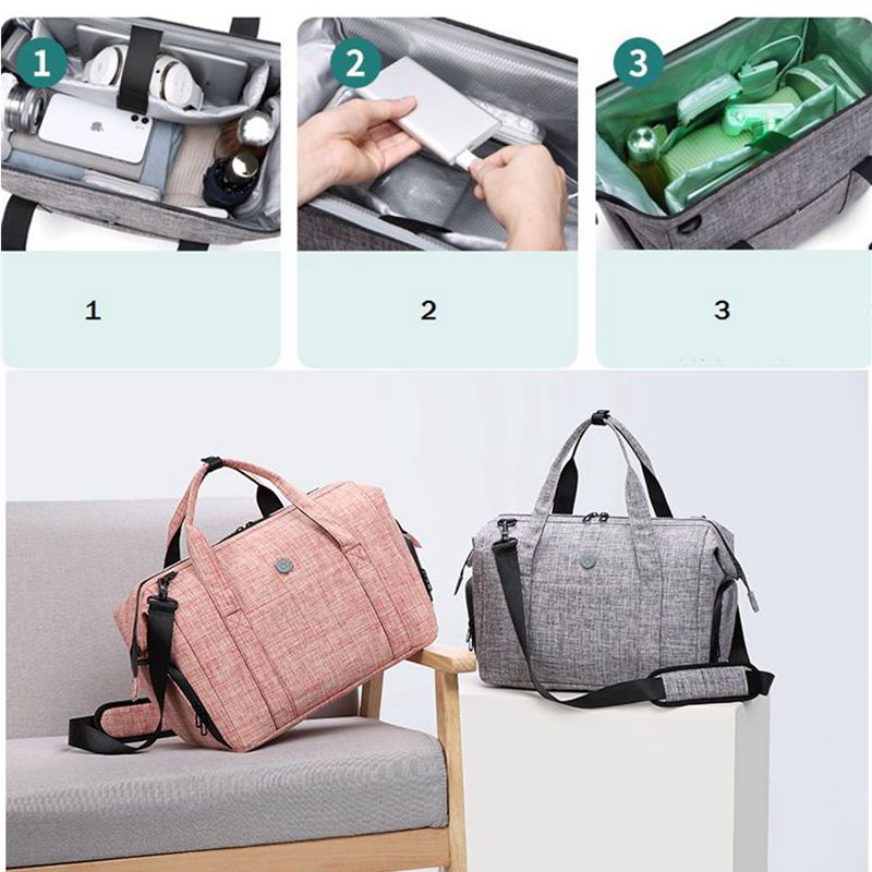 Ozone Sterilizer Bag Unisex Gym Bag Handle Crossbody Bag Canvas Travel Bag