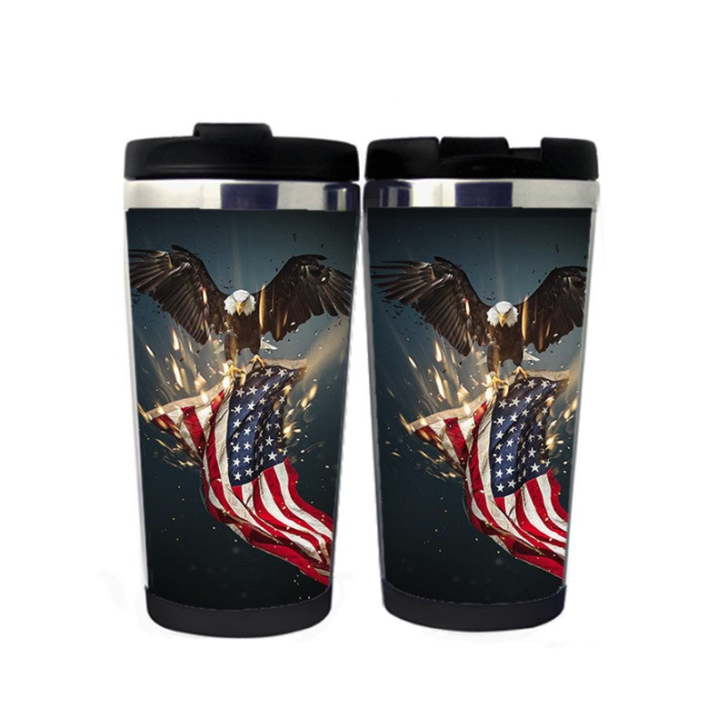 American Flag Eagle Mug