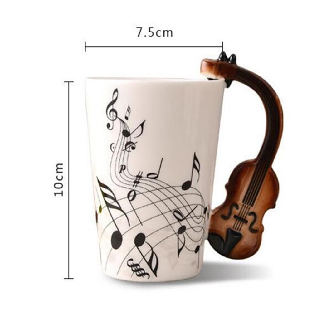 Creative Musical Instrument Ceramic Mug - Creative Musical Instrument Ceramic Mug