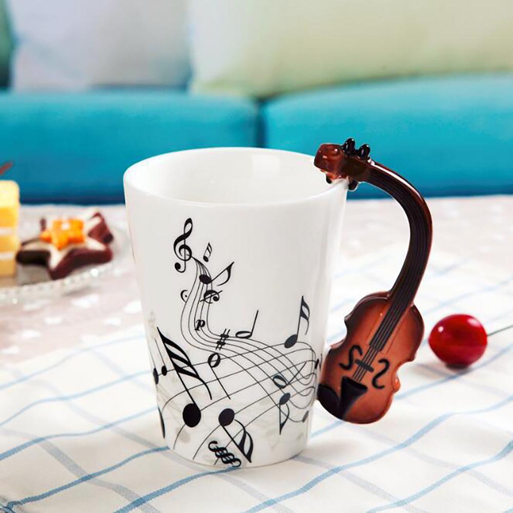 Creative Musical Instrument Ceramic Mug - Creative Musical Instrument Ceramic Mug