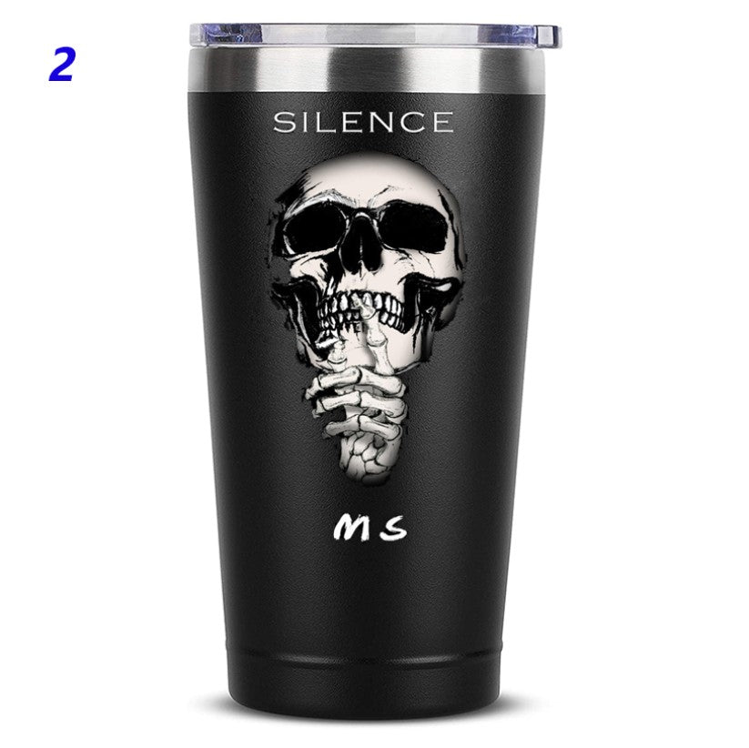 Keep silence Skull Coffee Mug